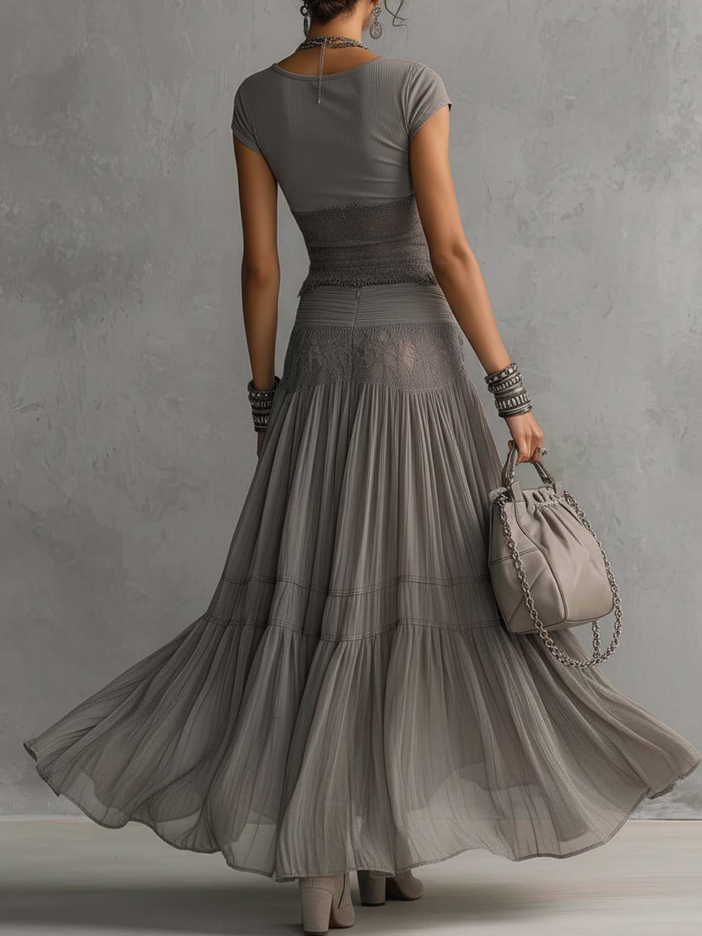 Caterina - Conjunto boho couture con encanto etéreo