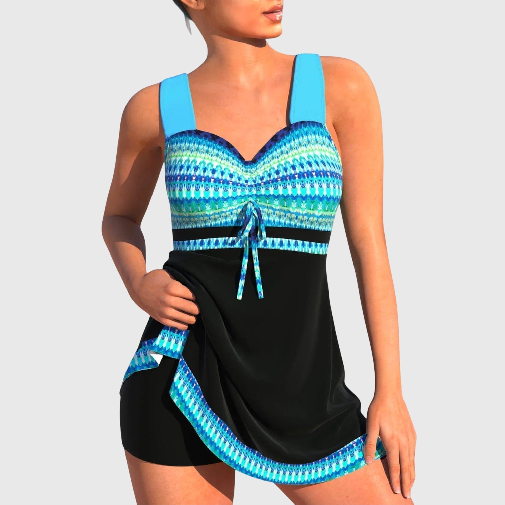 Cora | Vestido de baño con falda que cubre el vientre