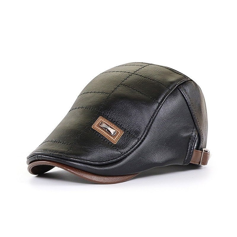 Edgar — Boina de Cuero Premium