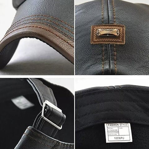 Edgar — Boina de Cuero Premium