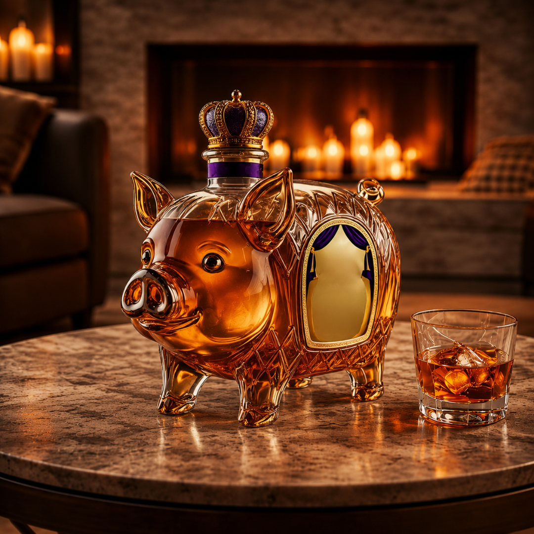 Botella de whisky - Edición «Pork»