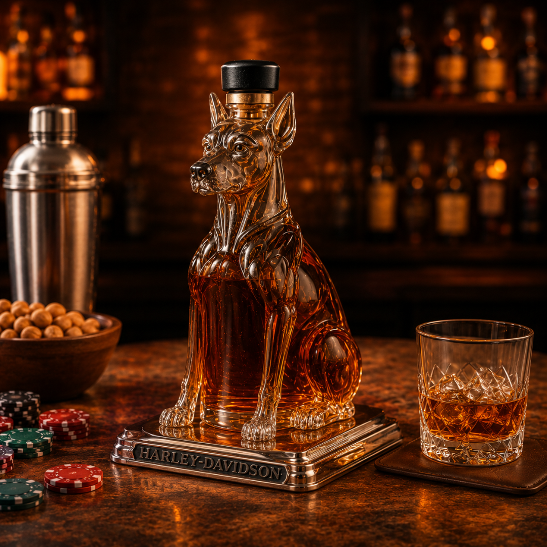 Botella de whisky - Edición Dobermann