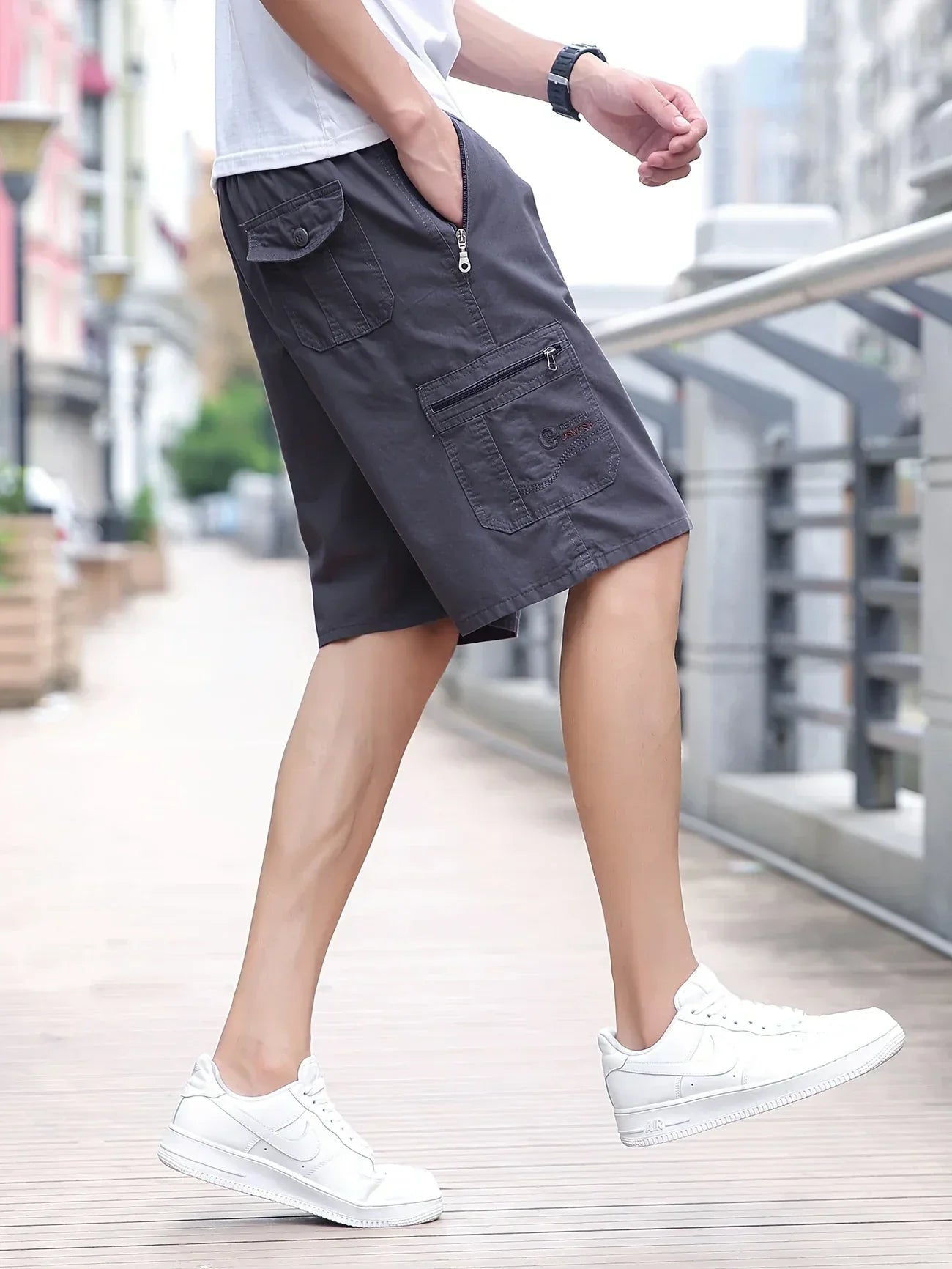 Didier | Short cargo ligero con bolsillos