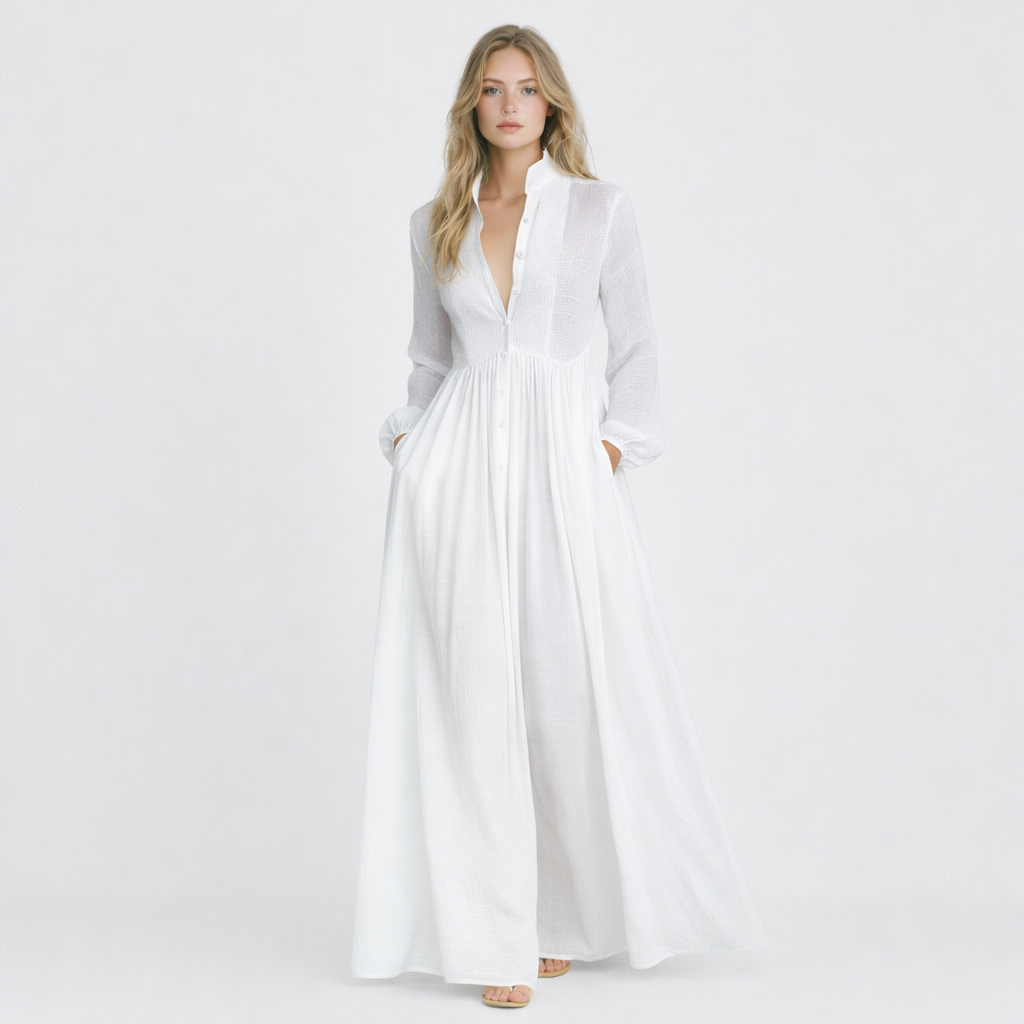 Elisa | Vestido Maxi Patchwork