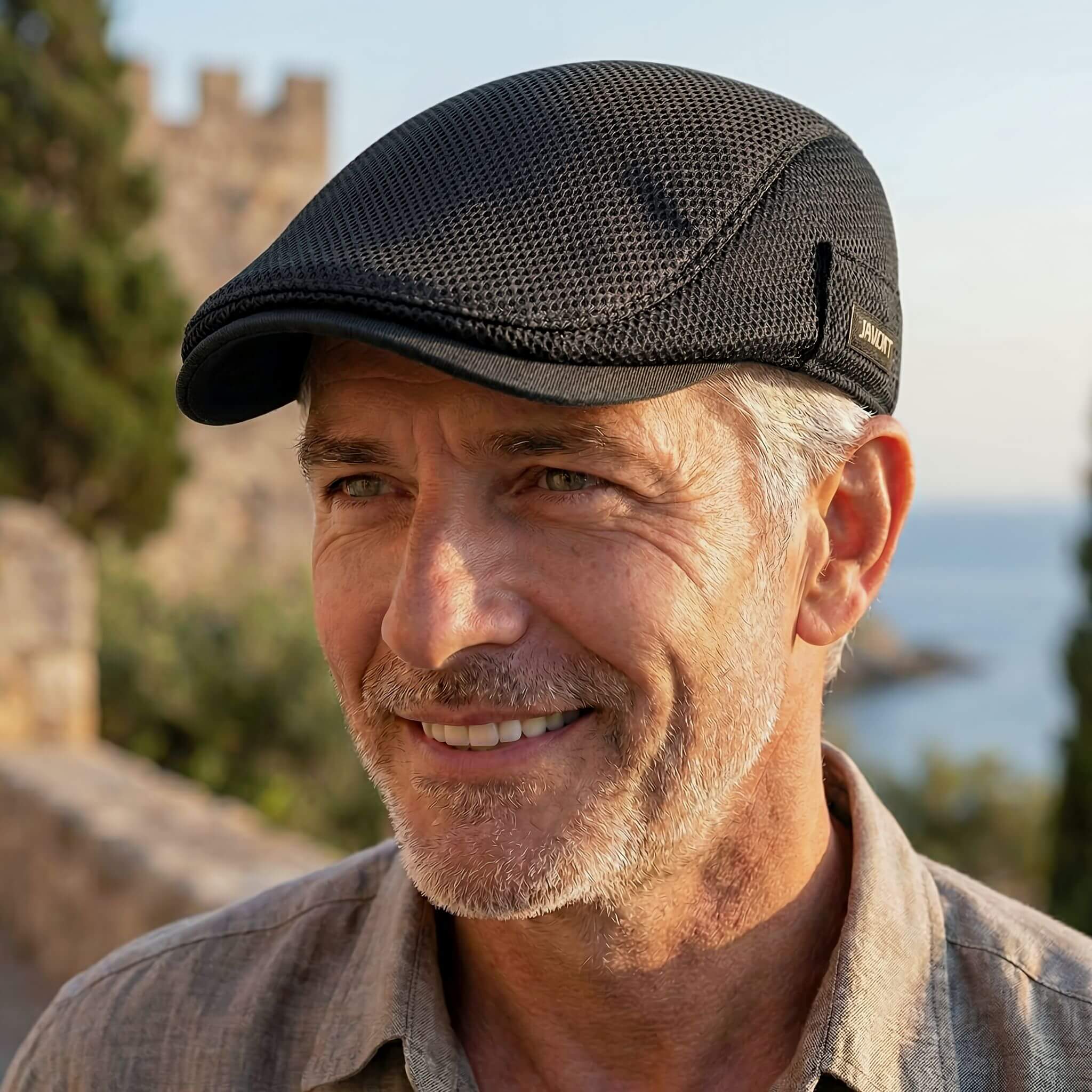 MeshCap | Gorra plana casual para hombre