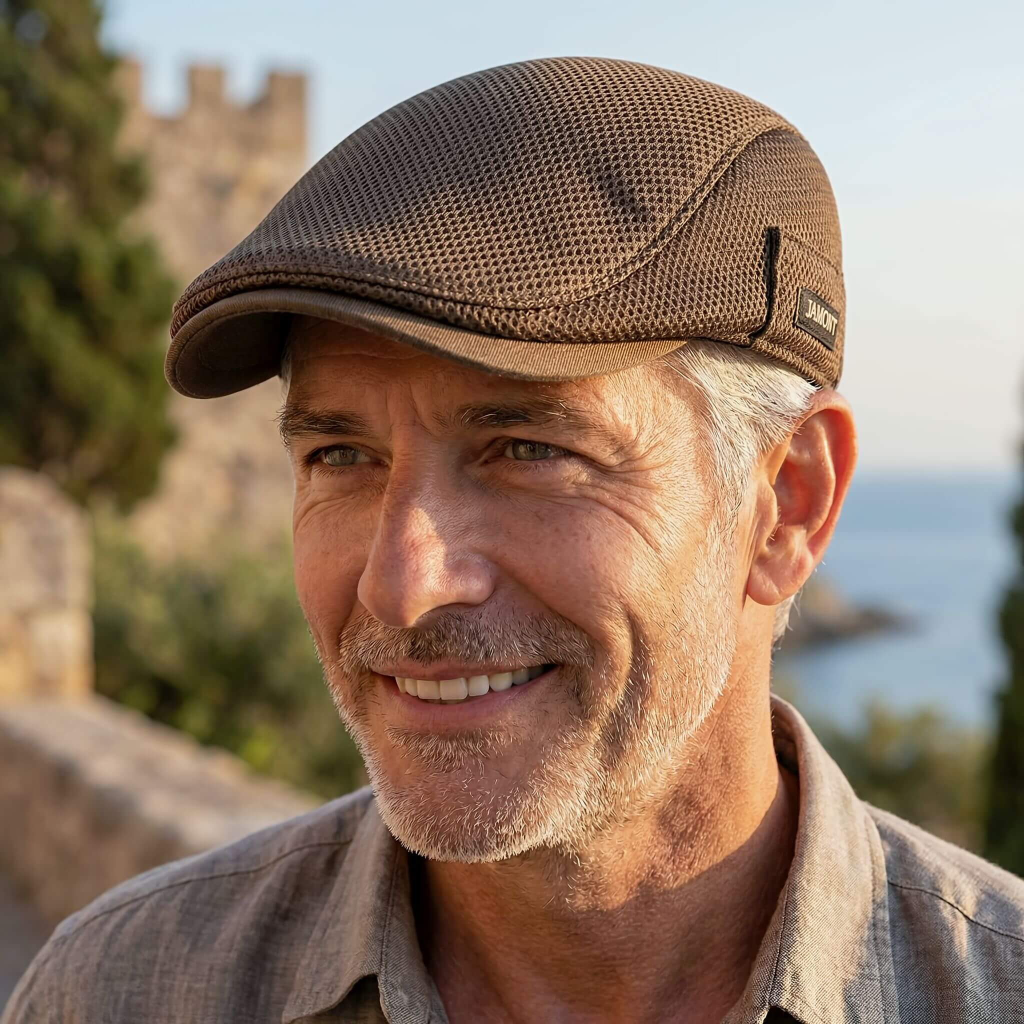 MeshCap | Gorra plana casual para hombre