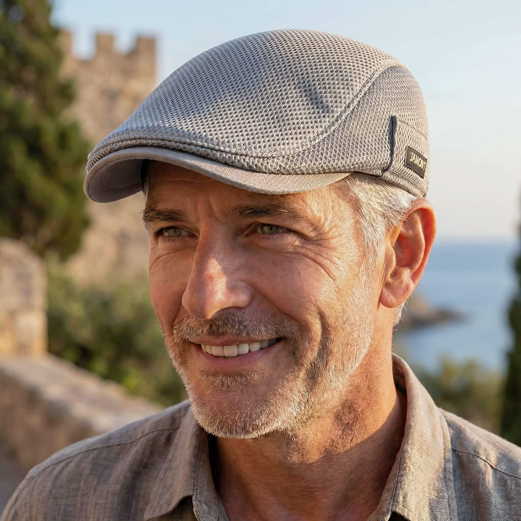 MeshCap | Gorra plana casual para hombre