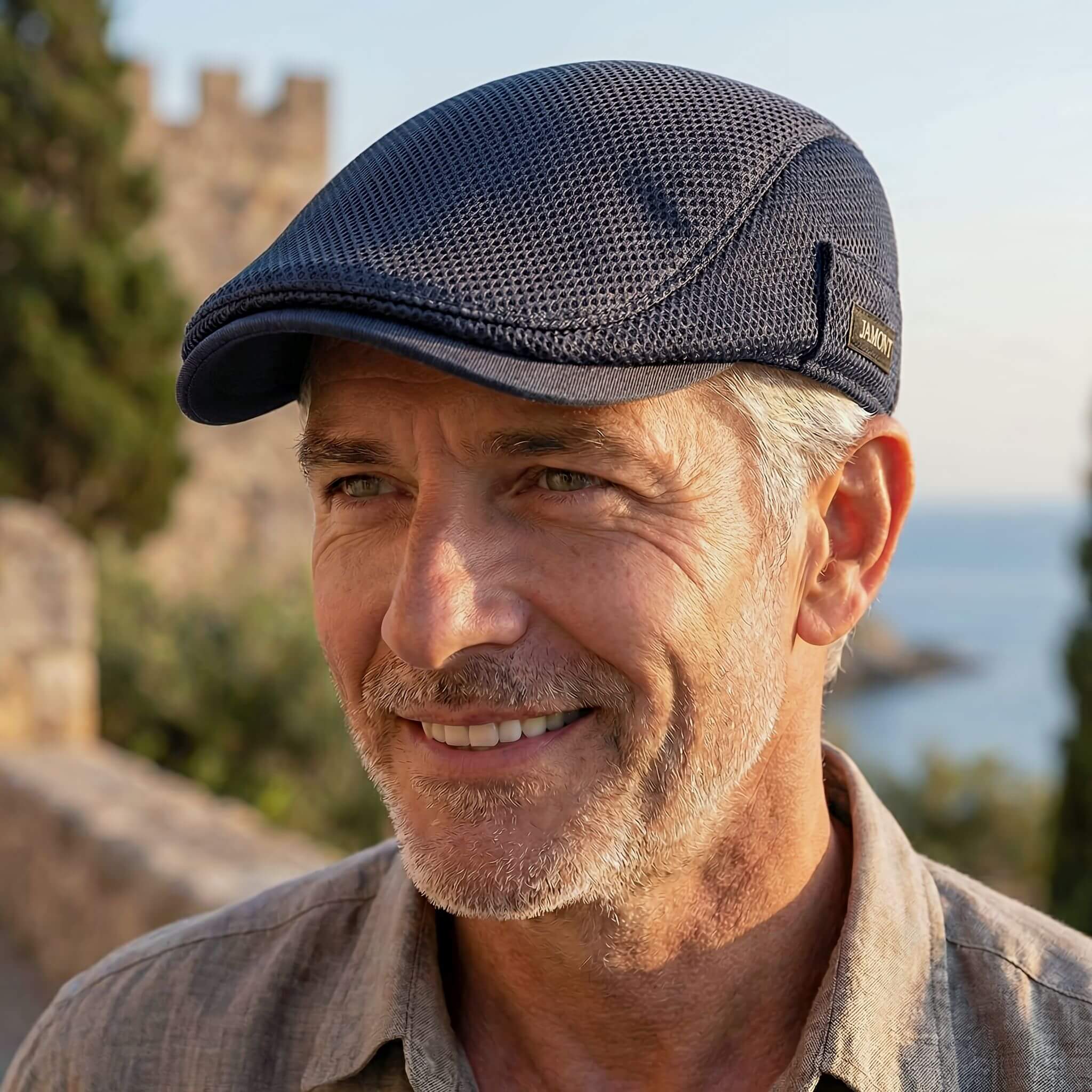 MeshCap | Gorra plana casual para hombre