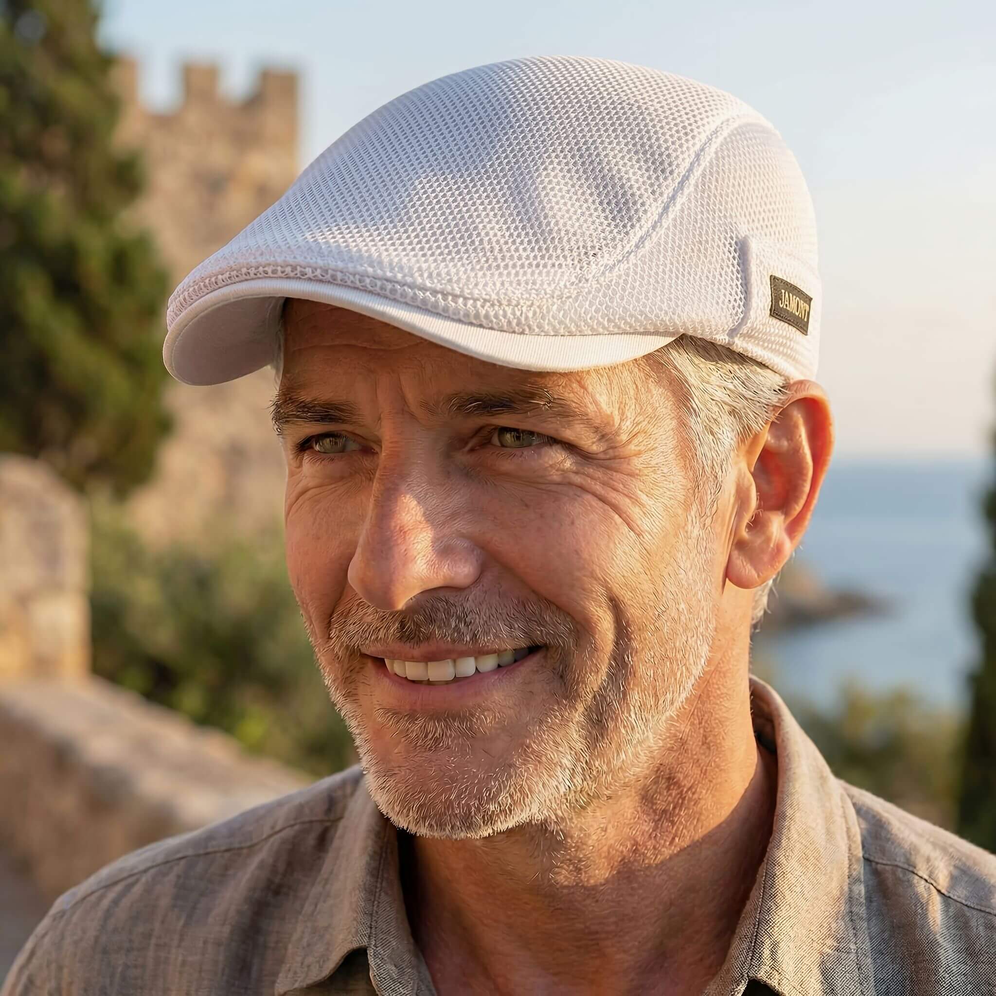 MeshCap | Gorra plana casual para hombre