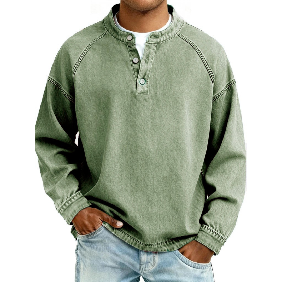Stanley | Camisa Henley vintage