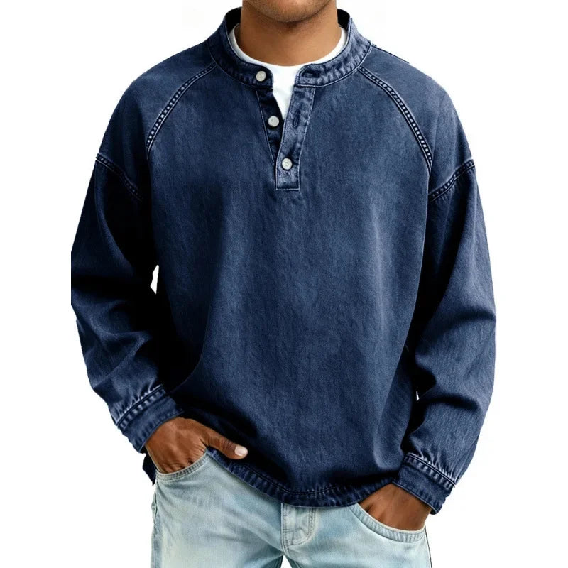 Stanley | Camisa Henley vintage