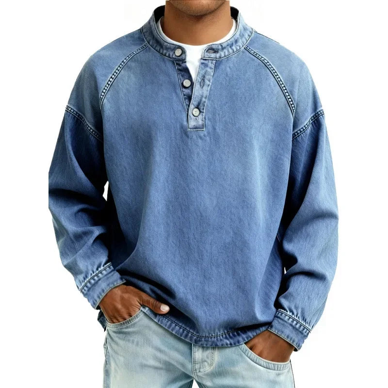 Stanley | Camisa Henley vintage