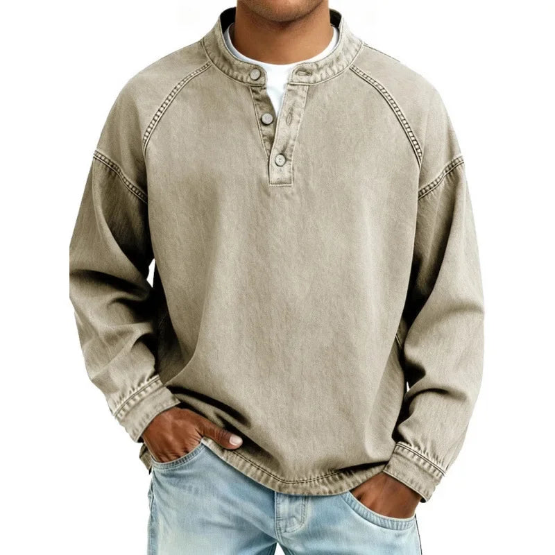 Stanley | Camisa Henley vintage