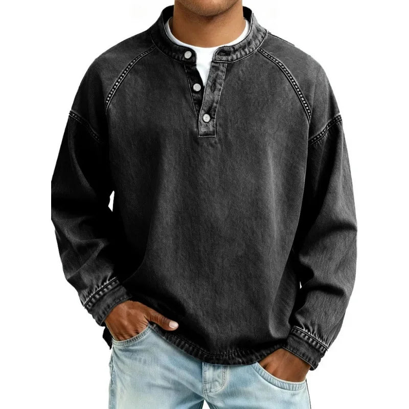 Stanley | Camisa Henley vintage