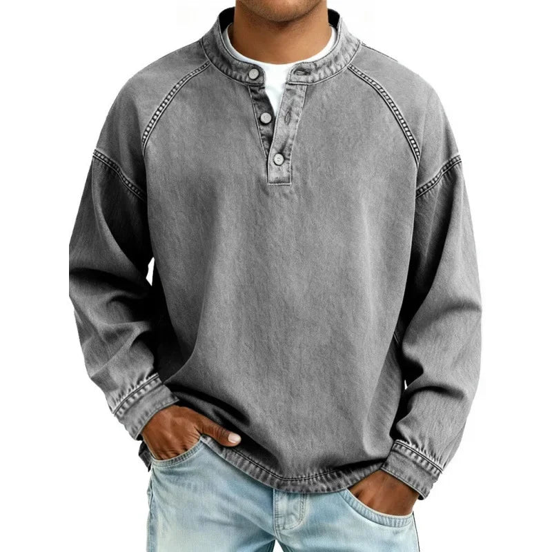Stanley | Camisa Henley vintage