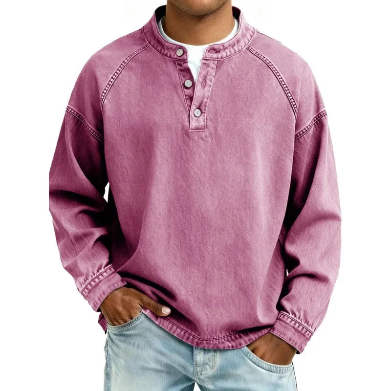 Stanley | Camisa Henley vintage
