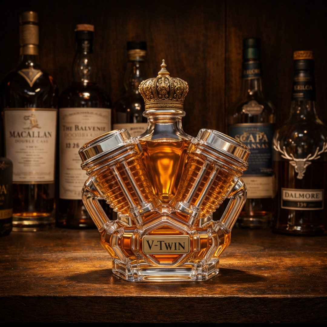 Botellas de whisky Motor