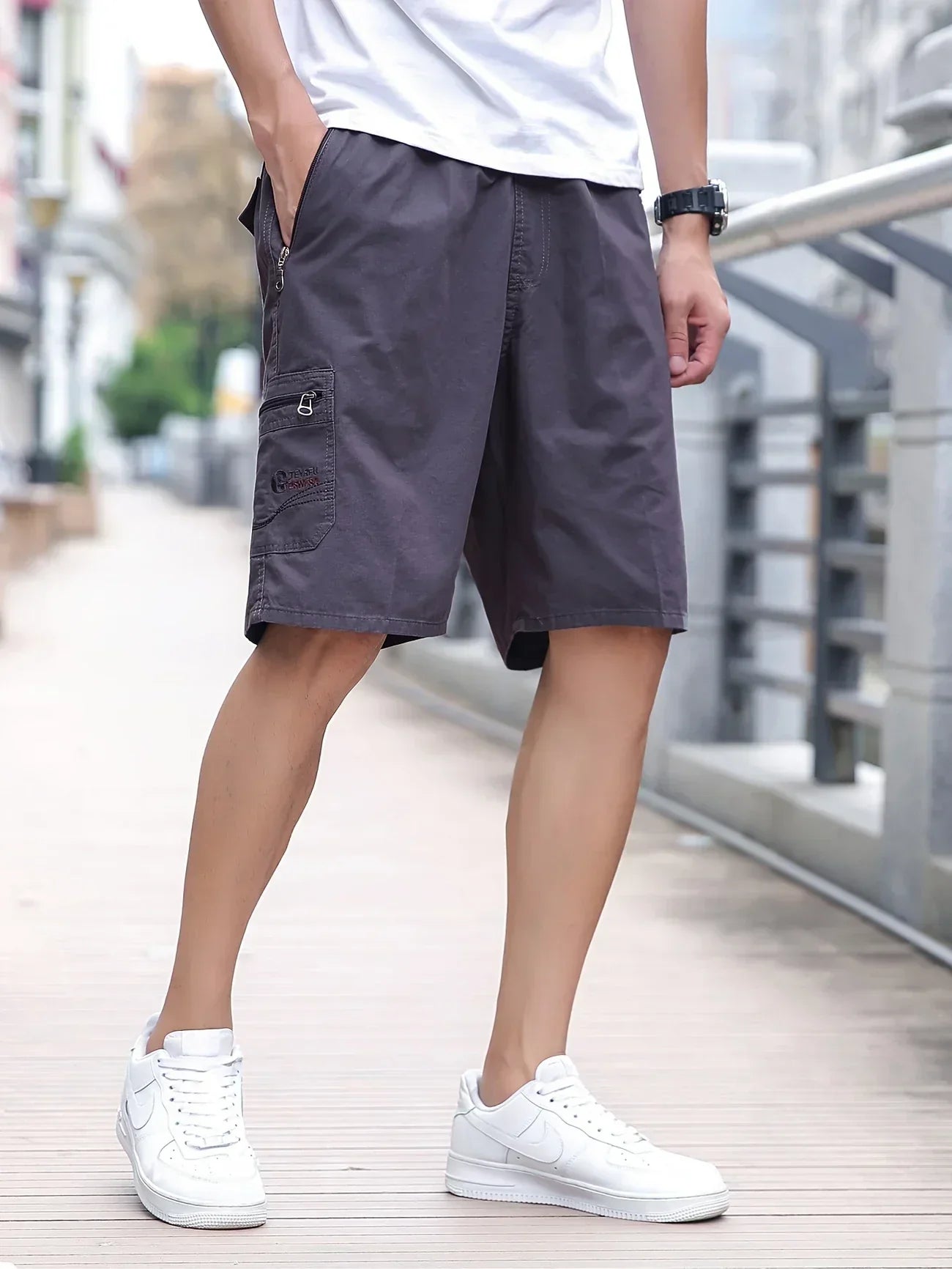 Didier | Short cargo ligero con bolsillos