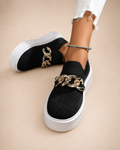 Maria | Zapatos con cadena De Metal