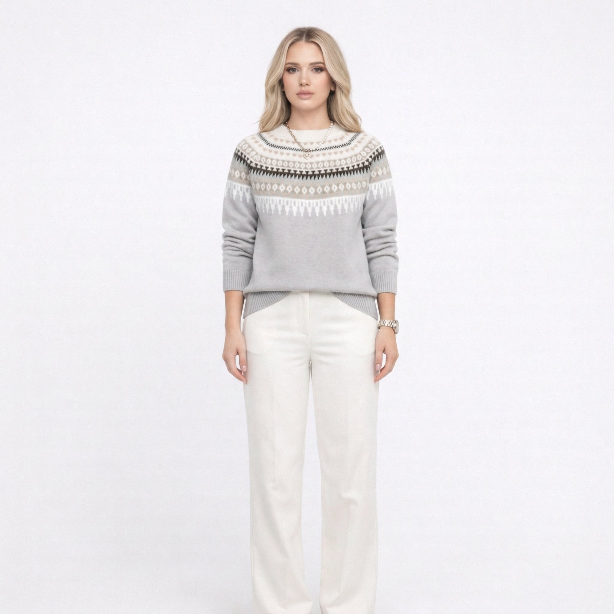 Gemma | Jersey de Cuello Redondo