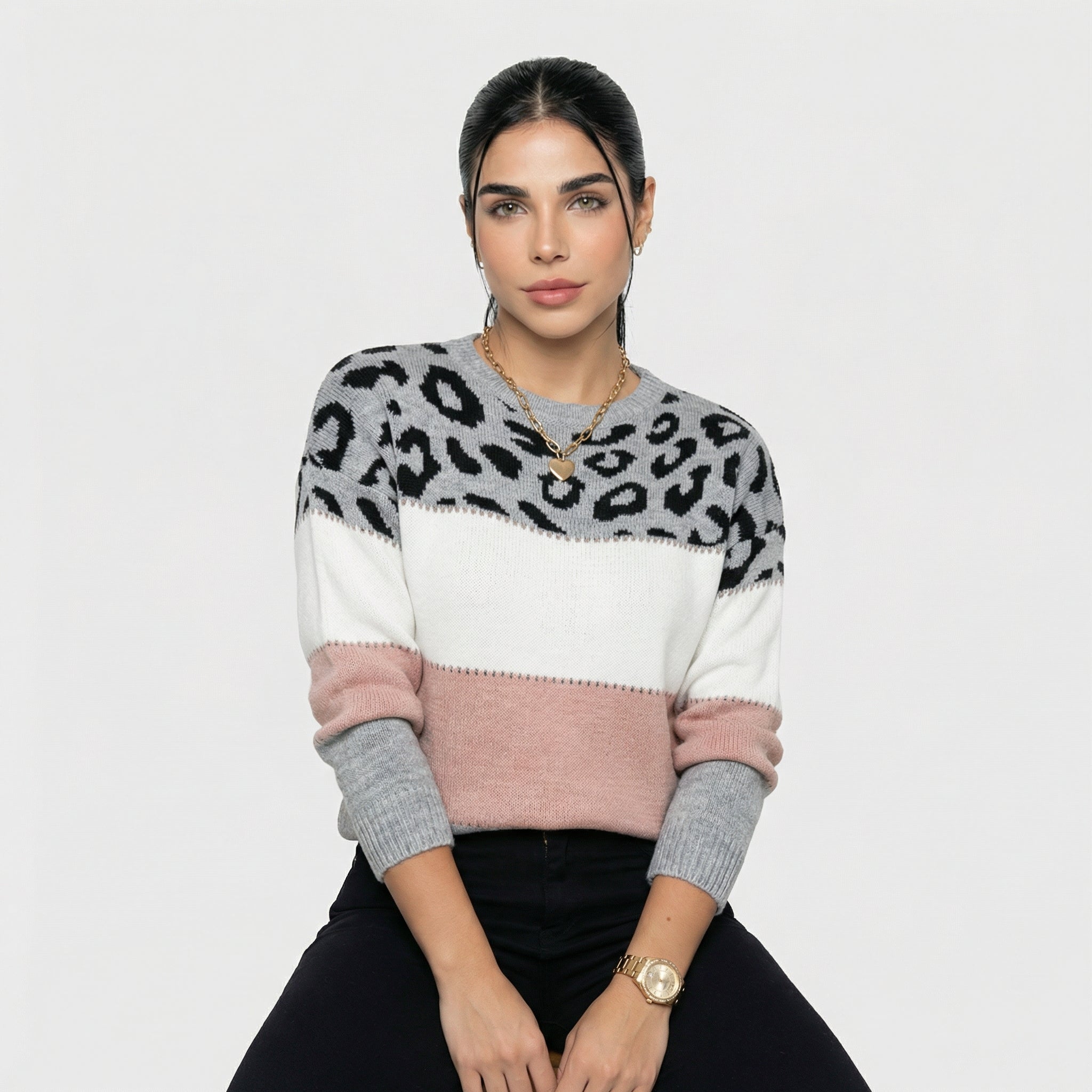 EVA | JERSEY LEOPARDO ELEGANTE