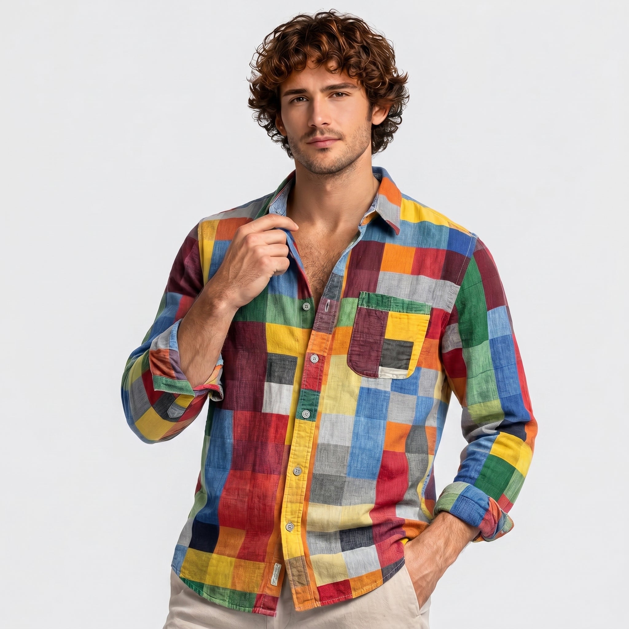 Gerard | Camisa elegante con práctico bolsillo